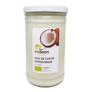Ulei de Cocos Bioboom, BIO, 1 Litru, Extravirgin, Presat la Rece