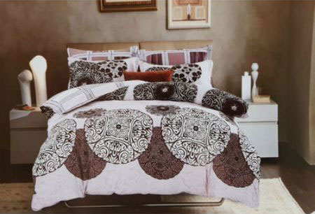 Lenjerie de Pat, Pucioasa, Pentru 2 Persoane, Bumbac Finet