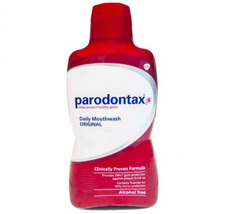 Apa de gura fara alcool Parodontax, 500 ml