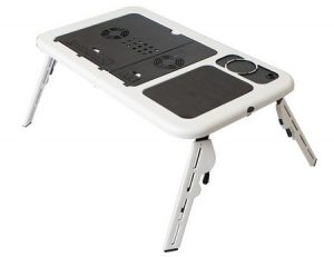 Masa laptop E-Table, 2 Ventilatoare, USB