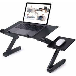 Masuta Laptop, Inaltime Reglabila, din Aluminiu cu Sistem Dublu Ventilatie Tip Coller USB