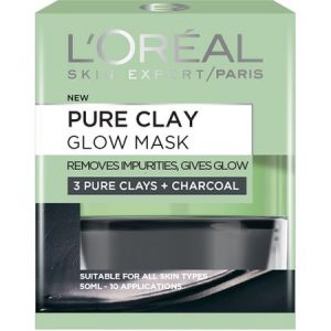 Masca Revitalizanta Pentru Iluminarea Tenului cu Extract de carbune L'Oreal Paris Pure Clay