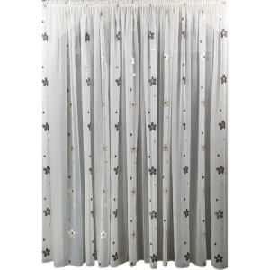 Perdea Crem 500x260cm Model M2 MASTEL Confectionata cu Rejansa