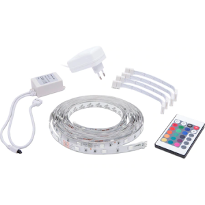 Banda LED RGB Phenom, cu telecomanda, 36W, 420 lm, 12V, IP20, lumina colorata, 5m
