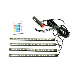 Kit banda led interior Elegant View, 7 culori, telecomanda, jocuri de lumini automate